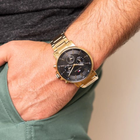 Tommy Hilfiger ZEGAREK MĘSKI TOMMY HILFIGER TYSON 1710589 (zf100b) + BOX