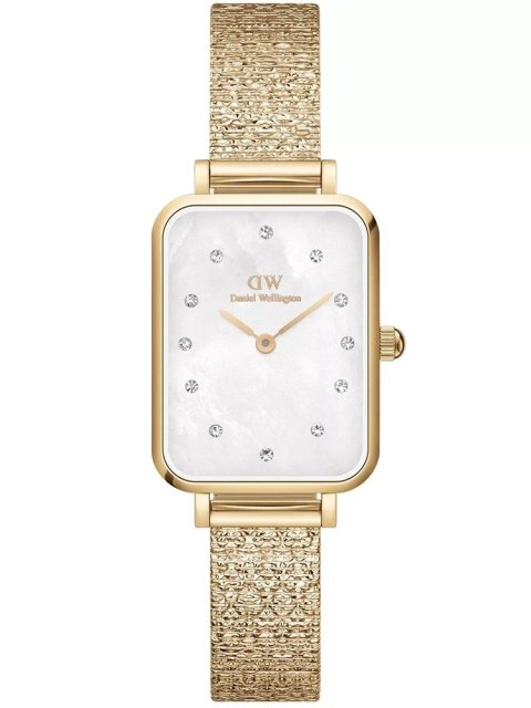 Daniel Wellington ZEGAREK DAMSKI DANIEL WELLINGTON Quadro Lumine Pressed Piano 20mm DW00100582 + BOX (zw519a)