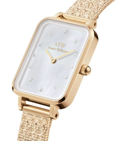 Daniel Wellington ZEGAREK DAMSKI DANIEL WELLINGTON Quadro Lumine Pressed Piano 20mm DW00100582 + BOX (zw519a)