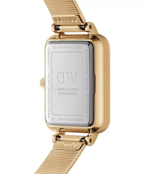 Daniel Wellington ZEGAREK DAMSKI DANIEL WELLINGTON Quadro Lumine Pressed Piano 20mm DW00100582 + BOX (zw519a)