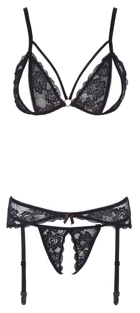 ORION Lace Suspender Set M