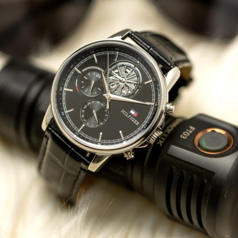 Tommy Hilfiger ZEGAREK MĘSKI TOMMY HILFIGER 1710605 Steward Open Heart + BOX