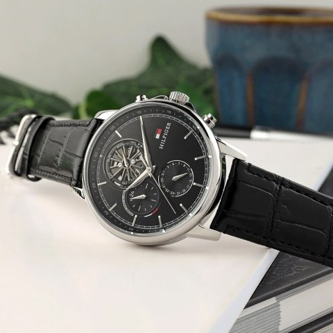 Tommy Hilfiger ZEGAREK MĘSKI TOMMY HILFIGER 1710605 Steward Open Heart + BOX