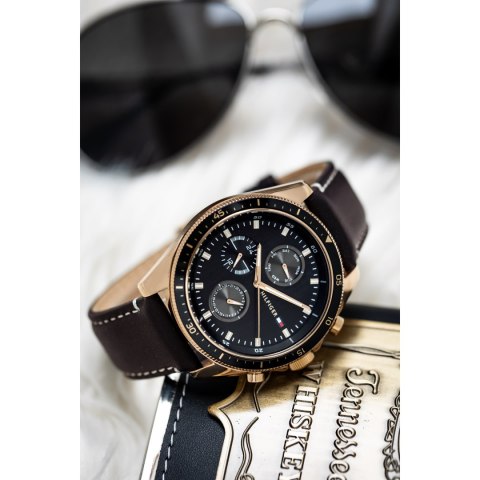 Tommy Hilfiger ZEGAREK MĘSKI TOMMY HILFIGER 1791836 PARKER (zf041c) + BOX