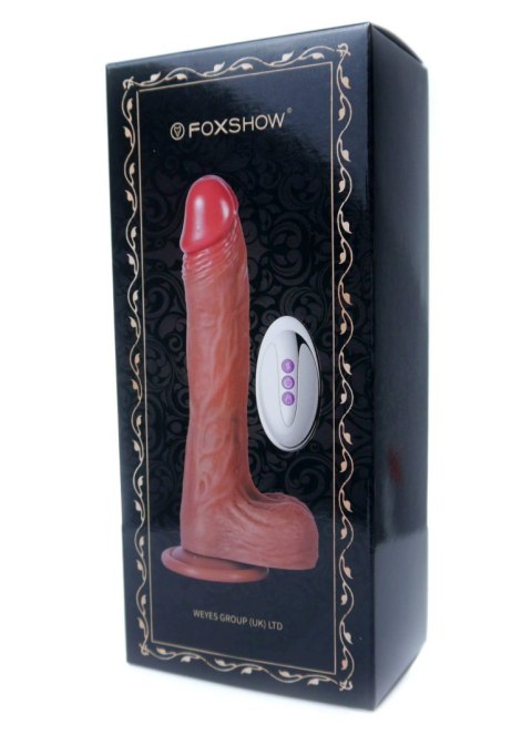 Boys of Toys Sp. z o.o. Wibrator-Silicone, Vibration 10, Rotate, Telescopic, Heating, 21cm