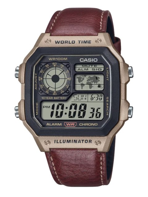 Casio ZEGAREK MĘSKI CASIO AE-1200WHL-5A + BOX