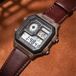 Casio ZEGAREK MĘSKI CASIO AE-1200WHL-5A + BOX