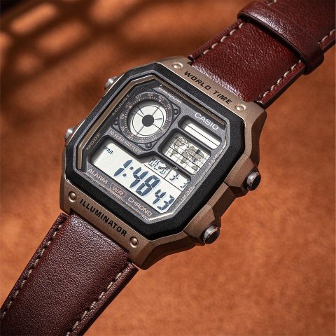 Casio ZEGAREK MĘSKI CASIO AE-1200WHL-5A + BOX