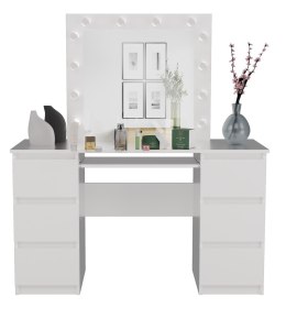 ZESTAW BIURKO KUBA BIEL MAT + MARINA LUSTRO