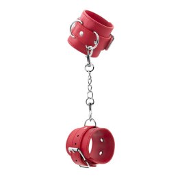 Crushious - Lunyvan S.L. BONDAGE LOVE LEATHER HANDCUFFS CRUSHIOUS RED
