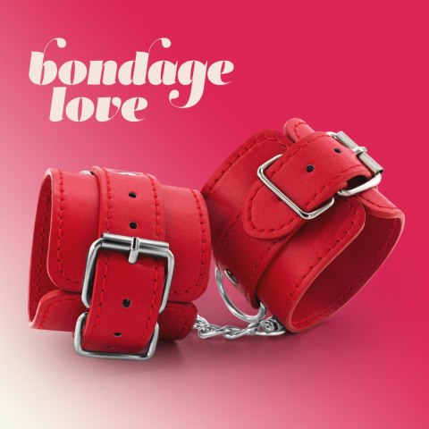 Crushious - Lunyvan S.L. BONDAGE LOVE LEATHER HANDCUFFS CRUSHIOUS RED