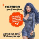 Crushious - Lunyvan S.L. CRUSHIOUS CARMEN THE FEMME FATALE EBONY INFLATABLE DOLL