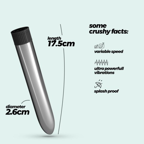 Crushious - Lunyvan S.L. CRUSHIOUS CLASSIC VIBE VIBRATOR SILVER