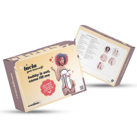Crushious - Lunyvan S.L. CRUSHIOUS LUCIA THE HOUSEWIFE EBONY INFLATABLE DOLL