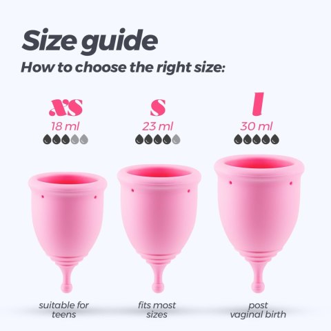 Crushious - Lunyvan S.L. CRUSHIOUS MINERVA XS MENSTRUAL CUP WITH POUCH