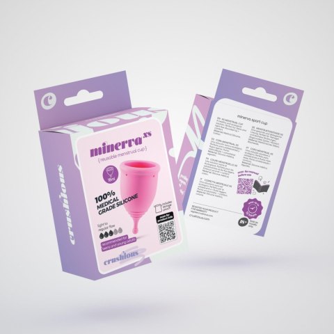 Crushious - Lunyvan S.L. CRUSHIOUS MINERVA XS MENSTRUAL CUP WITH POUCH