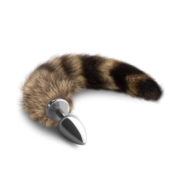 Crushious - Lunyvan S.L. FOXY SILVER METAL ANAL PLUG WITH TAIL CRUSHIOUS