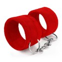 Crushious - Lunyvan S.L. TOUGH LOVE VELCRO HANDCUFFS WITH EXTRA 40CM CHAIN CRUSHIOUS RED