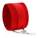 Crushious - Lunyvan S.L. TOUGH LOVE VELCRO HANDCUFFS WITH EXTRA 40CM CHAIN CRUSHIOUS RED