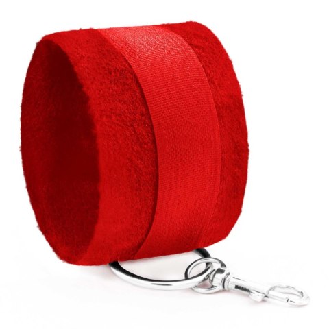 Crushious - Lunyvan S.L. TOUGH LOVE VELCRO HANDCUFFS WITH EXTRA 40CM CHAIN CRUSHIOUS RED