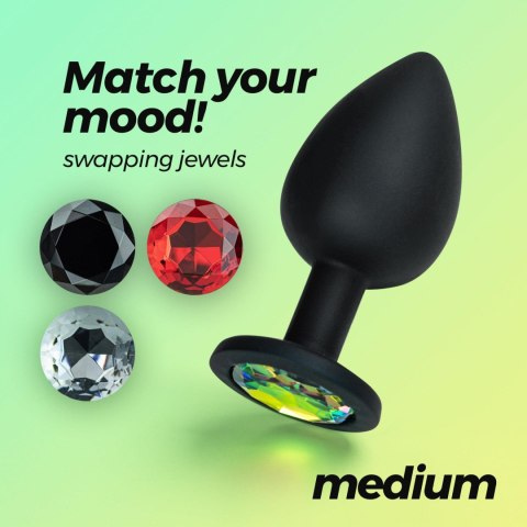 Crushious - Lunyvan S.L. CRUSHIOUS CAMILEO REGULAR ANAL PLUG WITH 4 INTERCHANGEABLE JEWELS