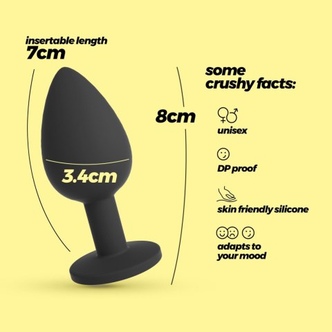 Crushious - Lunyvan S.L. CRUSHIOUS CAMILEO REGULAR ANAL PLUG WITH 4 INTERCHANGEABLE JEWELS