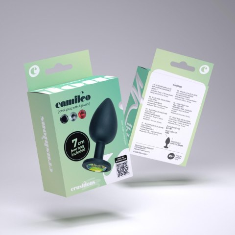 Crushious - Lunyvan S.L. CRUSHIOUS CAMILEO SMALL ANAL PLUG WITH 4 INTERCHANGEABLE JEWELS