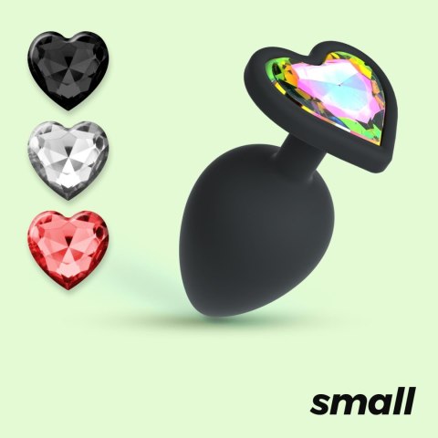 Crushious - Lunyvan S.L. CRUSHIOUS CUORE SMALL ANAL PLUG WITH 4 INTERCHANGEABLE JEWELS