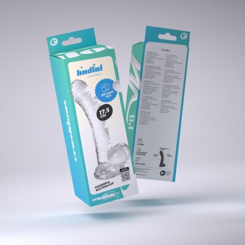 Crushious - Lunyvan S.L. CRUSHIOUS HUDINI JELLY ANAL DILDO CLEAR