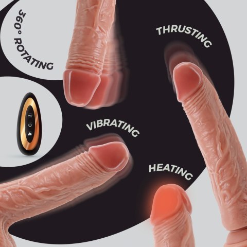 Crushious - Lunyvan S.L. CRUSHIOUS INVIKTUS VIBE 8,5 LIQUID SILICONE VIBRATOR FLESH