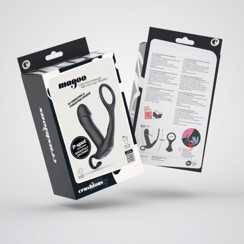 Crushious - Lunyvan S.L. CRUSHIOUS MAGOO PROSTATE MASSAGER WITH COCKRING AND REMOTE CONTROL