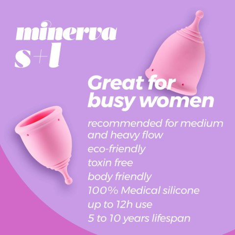 Crushious - Lunyvan S.L. CRUSHIOUS MINERVA S + L MENSTRUAL CUPS WITH POUCH