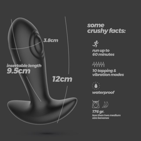 Crushious - Lunyvan S.L. CRUSHIOUS OCTO TAPPING ANAL PLUG WITH REMOTE CONTROL