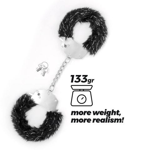 Crushious - Lunyvan S.L. CRUSHIOUS SPANGLE METAL CUFFS WITH PLUSH BLACK