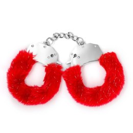 Crushious - Lunyvan S.L. CRUSHIOUS SPANGLE METAL CUFFS WITH PLUSH RED