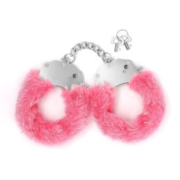Crushious - Lunyvan S.L. CRUSHIOUS SPANGLE METAL HANDCUFFS WITH PLUSH IN PINK