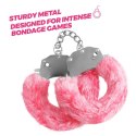 Crushious - Lunyvan S.L. CRUSHIOUS SPANGLE METAL HANDCUFFS WITH PLUSH IN PINK