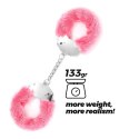 Crushious - Lunyvan S.L. CRUSHIOUS SPANGLE METAL HANDCUFFS WITH PLUSH IN PINK