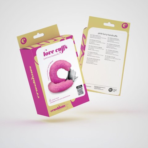 Crushious - Lunyvan S.L. LOVE CUFFS FURRY HANDCUFFS CRUSHIOUS PINK