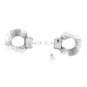 Crushious - Lunyvan S.L. LOVE CUFFS FURRY HANDCUFFS CRUSHIOUS WHITE