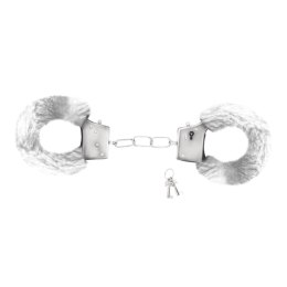 Crushious - Lunyvan S.L. LOVE CUFFS FURRY HANDCUFFS CRUSHIOUS WHITE