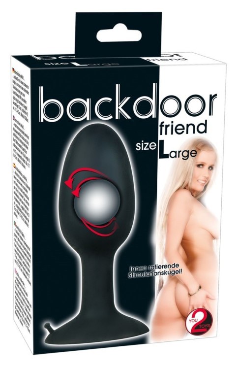 Backdoor Friend KOREK ANALNY LARGE SILICONE PLUG