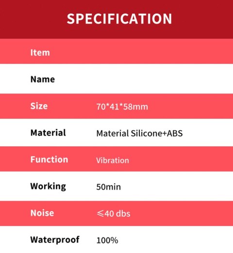 Boys of Toys Sp. z o.o. Big Mouth Red 9 vibration function