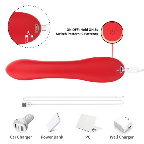 Boys of Toys Sp. z o.o. Crazy Horse Red Three-point vibration