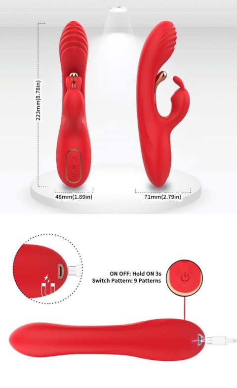 Boys of Toys Sp. z o.o. Crazy Horse Red Three-point vibration