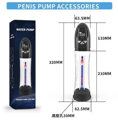 Boys of Toys Sp. z o.o. Pompka- PASSION PUMP, PREMIUM RECHARGEABLE AUTOMATIC WATERPROOF LCD PUMP