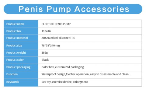 Boys of Toys Sp. z o.o. Pompka- PASSION PUMP, PREMIUM RECHARGEABLE AUTOMATIC WATERPROOF PUMP