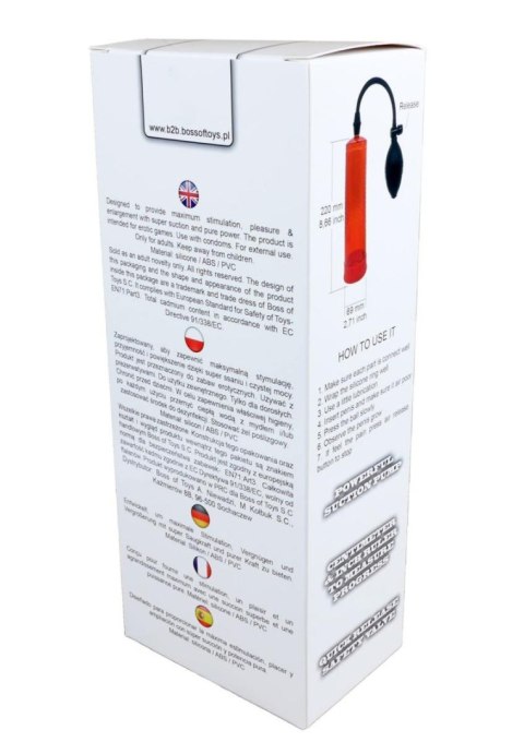 Boys of Toys Sp. z o.o. Pompka-Powerpump - Red