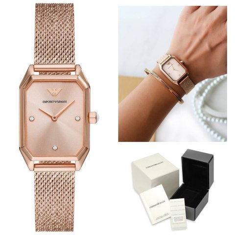 Emporio Armani ZEGAREK DAMSKI EMPORIO ARMANI GIOIA AR11347 + BOX