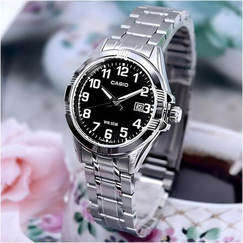 Casio ZEGAREK DAMSKI CASIO LTP-1308D-1B (zd605a) + BOX